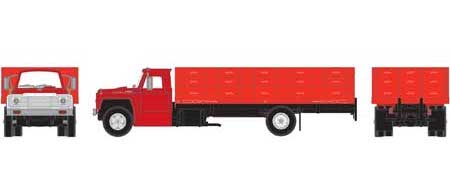 Athearn 91951 HO Scale Ford F-850 Grain Truck Red