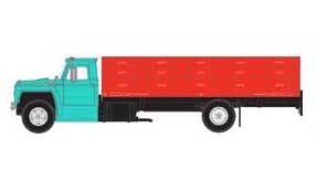 Athearn 91953 HO Scale Ford F-850 Grain Truck Green