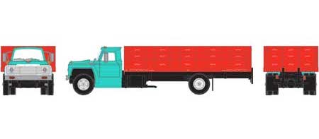 Athearn 91953 HO Scale Ford F-850 Grain Truck Green