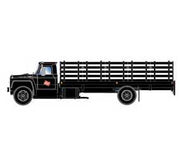 Athearn 91970 HO Scale Ford F-850 Stakebed Truck Milwaukee Road MILW