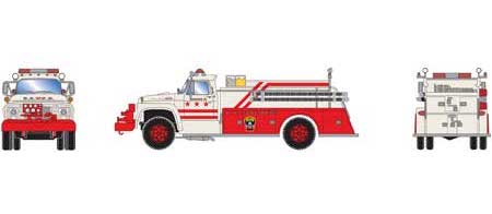 Athearn 92033 HO Scale Washington DC Ford F-850 Fire Truck 