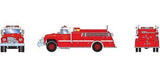 Athearn 92036 HO Scale San Francisco Ford F-850 Fire Truck 