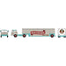 Athearn 92466 HO Scale Ford C Tractor with Trailer Old Colony Root Beer 07/108