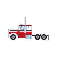 Athearn 92658 HO Scale Kenworth Tractor Red White and Black