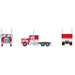 Athearn 92659 HO Scale Kenworth Tractor White and Red