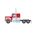 Athearn 92659 HO Scale Kenworth Tractor White and Red