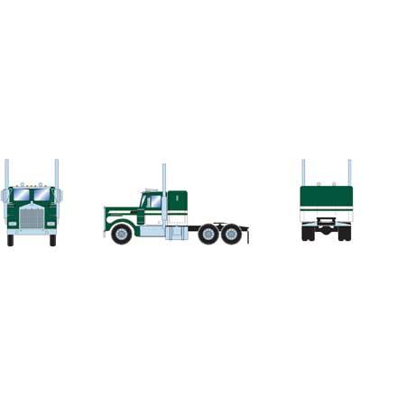 Athearn 92661 HO Scale Kenworth Tractor Green and White