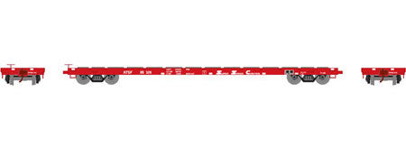 Athearn 92671 HO Scale 60' Flatcar Santa Fe ATSF 95326