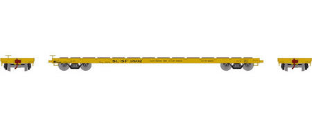 Athearn 92675 HO Scale 60' Flatcar Frisco SLSF 3802