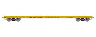 Athearn 92675 HO Scale 60' Flatcar Frisco SLSF 3802