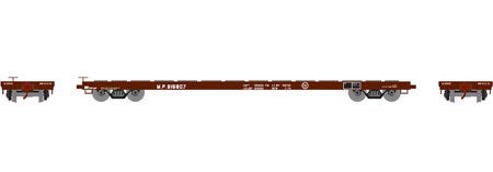 Athearn 92680 HO Scale 60' Flatcar Missouri Pacific MP 819807