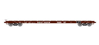 Athearn 92681 HO Scale 60' Flatcar Southern SOU 152057