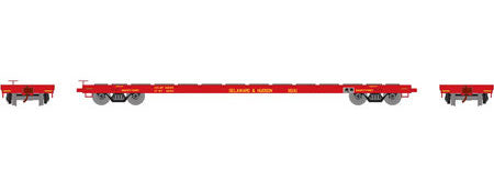 Athearn 92686 HO Scale 60' Flatcar Delaware and Hudson D&H 16141