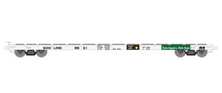 Athearn 92687 HO Scale 60' Flatcar SOO Line 5531