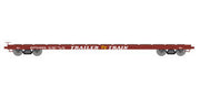 Athearn 92692 HO Scale 60' Flatcar Trailer Train Brown TT 97076