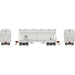 Athearn 93455 HO Scale ACF 2970 2 Bay Covered Hopper Grand Trunk Western Primed for Grime GTW 315061
