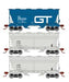 Athearn 93456 HO Scale ACF 2970 2 Bay Covered Hopper Grand Trunk Western GTW 3 Pack