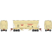 Athearn 93463 HO Scale ACF 2970 2 Bay Covered Hopper Winchester Western W&W 4508