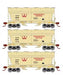 Athearn 93465 HO Scale ACF 2970 2 Bay Covered Hopper Winchester Western W&W 3 Pack