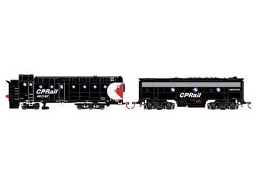 Athearn 93825 HO Scale Rotary Snowplow with F7B Diesel Canadian Pacific CP 403167/403167B