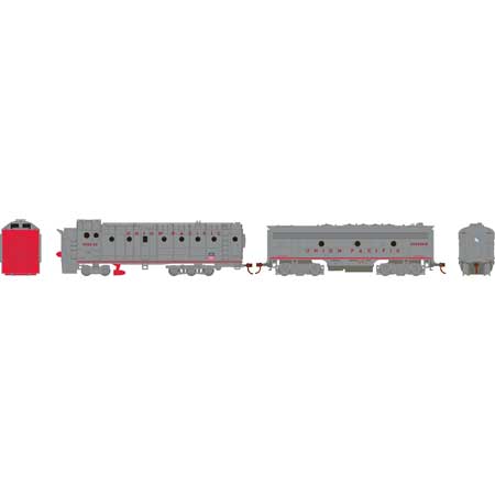 Athearn 93828 HO Scale Rotary Snowplow with F7B Diesel Union Pacific UP 900080/90080-B