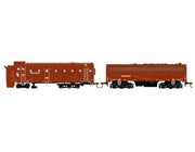 Athearn 93829 HO Scale RotarySnowplow with F7B Diesel BNSF 972561/972577