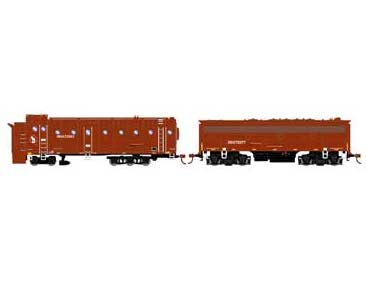 Athearn 93829 HO Scale RotarySnowplow with F7B Diesel BNSF 972561/972577