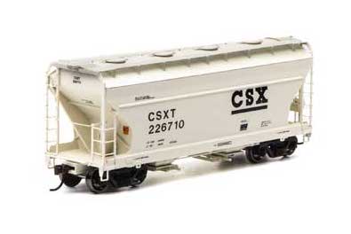 Athearn 93985 HO Scale ACF 2970 Covered Hopper CSX 226710 