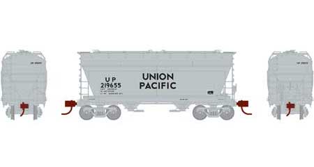 Athearn 93996 HO Scale ACF 2970 Covered Hopper Union Pacific UP 219655 