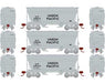 Athearn 93998 HO Scale ACF 2970 Covered Hopper Union Pacific UP 3 Pack