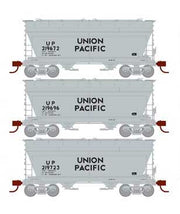 Athearn 93998 HO Scale ACF 2970 Covered Hopper Union Pacific UP 3 Pack