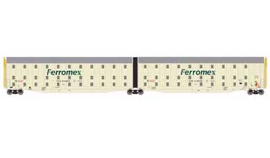 Athearn 96183 HO Scale Auto-Max Auto Carrier Ferromex FXE 518020