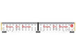 Athearn 96187 HO Scale Auto-Max Auto Carrier Kansas City Southern KCS 8140 - Like New USED