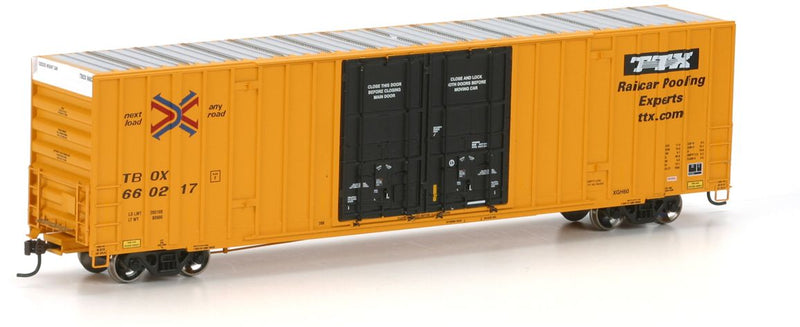 Athearn 96295 HO Scale 60' Gunderson High Cube Boxcar TTX TBOX 660068 - NOS