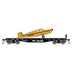 Athearn 96449 HO Scale 40' Flatcar with Plane Rio Grande D&RGW 23077