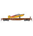 Athearn 96450 HO Scale 40' Flatcar with Plane Union Pacific UP 50595