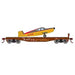 Athearn 96451 HO Scale 40' Flatcar with Plane Union Pacific UP 54117