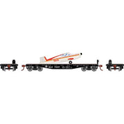 Athearn 96452 HO Scale 40' Flatcar with Plane Baltimore & Ohio B&O 7007