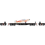 Athearn 96453 HO Scale 40' Flatcar with Plane Baltimore & Ohio B&O 7012