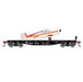 Athearn 96453 HO Scale 40' Flatcar with Plane Baltimore & Ohio B&O 7012