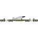 Athearn 96455 HO Scale 40' Flatcar with Air Force Plane DODX 7017