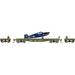 Athearn 96457 HO Scale 40' Flatcar with Navy Plane DODX 7031