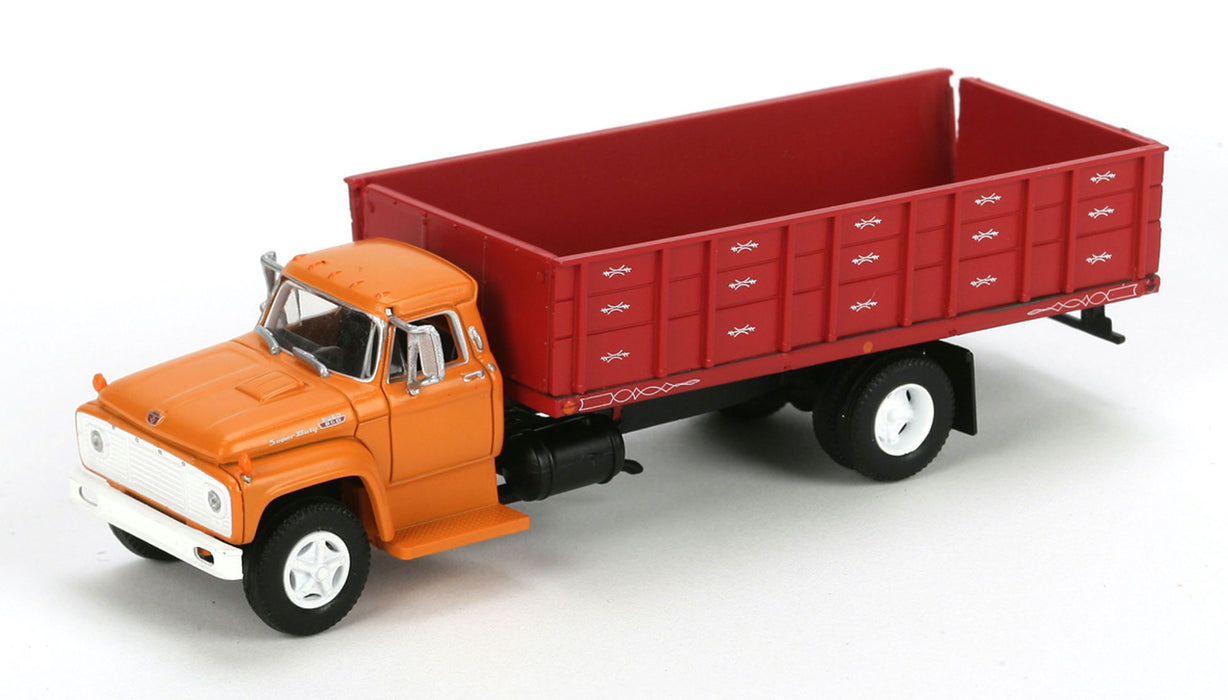 Athearn 96824 HO Scale Ford F-850 Grain Truck Orange