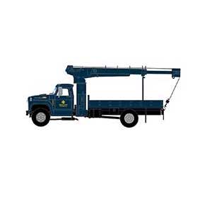 Athearn 96834 HO Scale Ford F-850 Boom Truck Santa Fe ATSF 360C