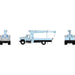Athearn 96949 HO Scale Ford F-850 Boom Truck Rio Grande D&RGW 817