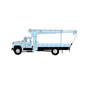 Athearn 96949 HO Scale Ford F-850 Boom Truck Rio Grande D&RGW 817