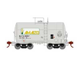 Athearn 97030 HO Scale NACC 8,000 Gallon Beer Can Tank Car Amazio NATX 10857