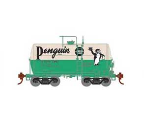 Athearn 97174 HO Scale NACC 8,000 Gallon Beer Can Tank Car Penguin Ginger Ale NADX 7102