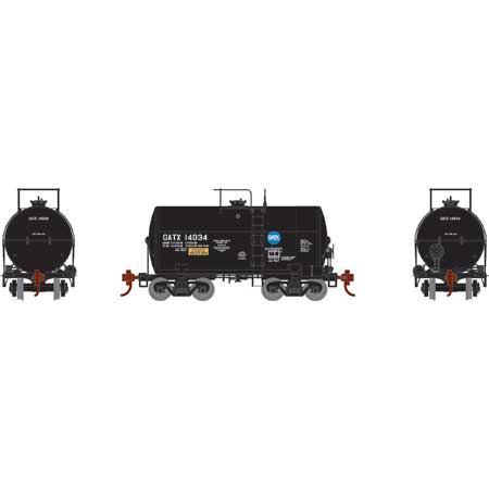 Athearn 97184 HO Scale NACC 8,000 Gallon Beer Can Tank Car GATX 14034