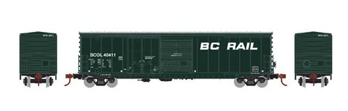 Athearn HO Scale 89531 50' Combo Door Boxcar British Columbia Railway BCOL #40411